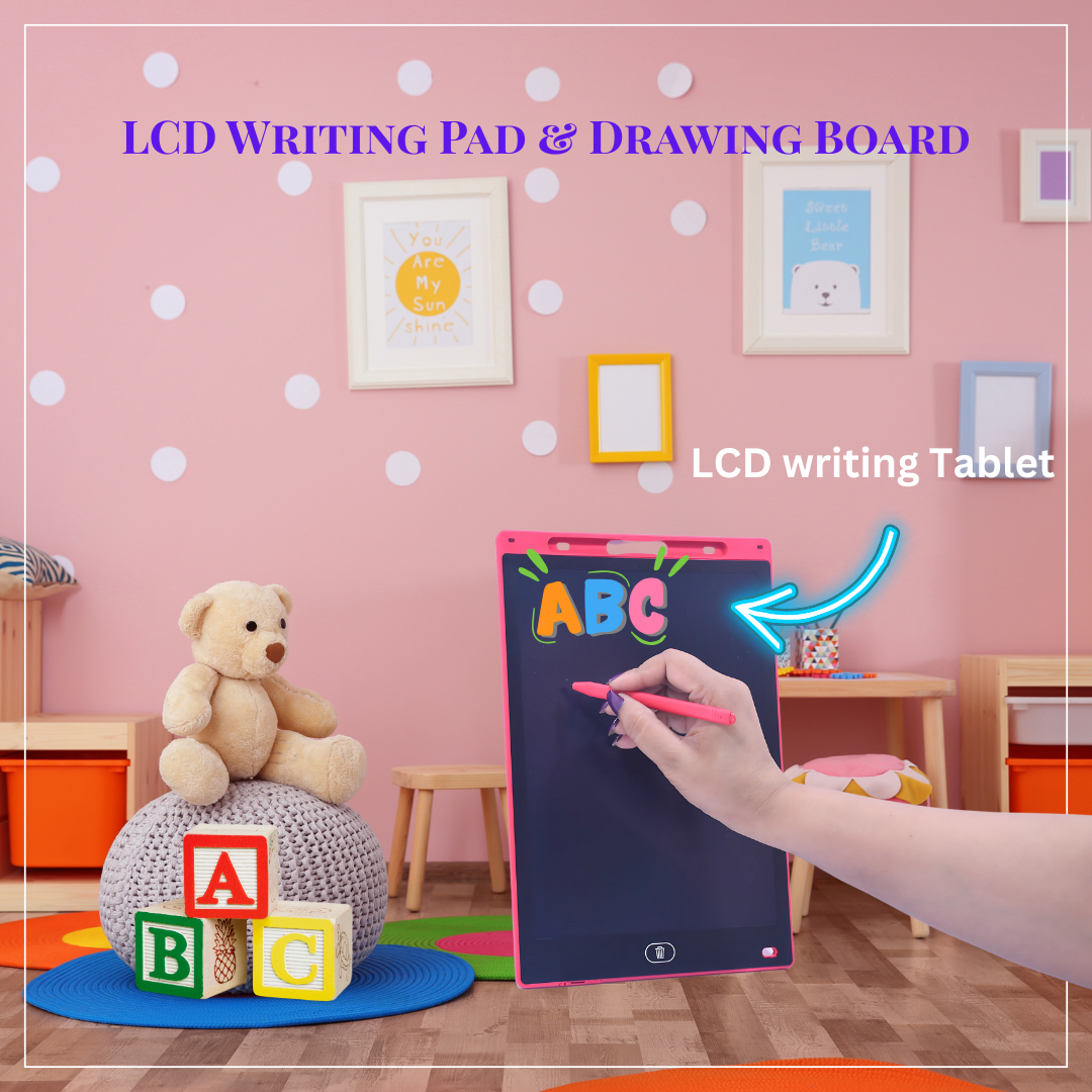LCD Writing Pad & Drawing Board (Color May Vary)